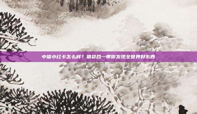 中信小红卡怎么样？借贷合一带你发现全世界好东西